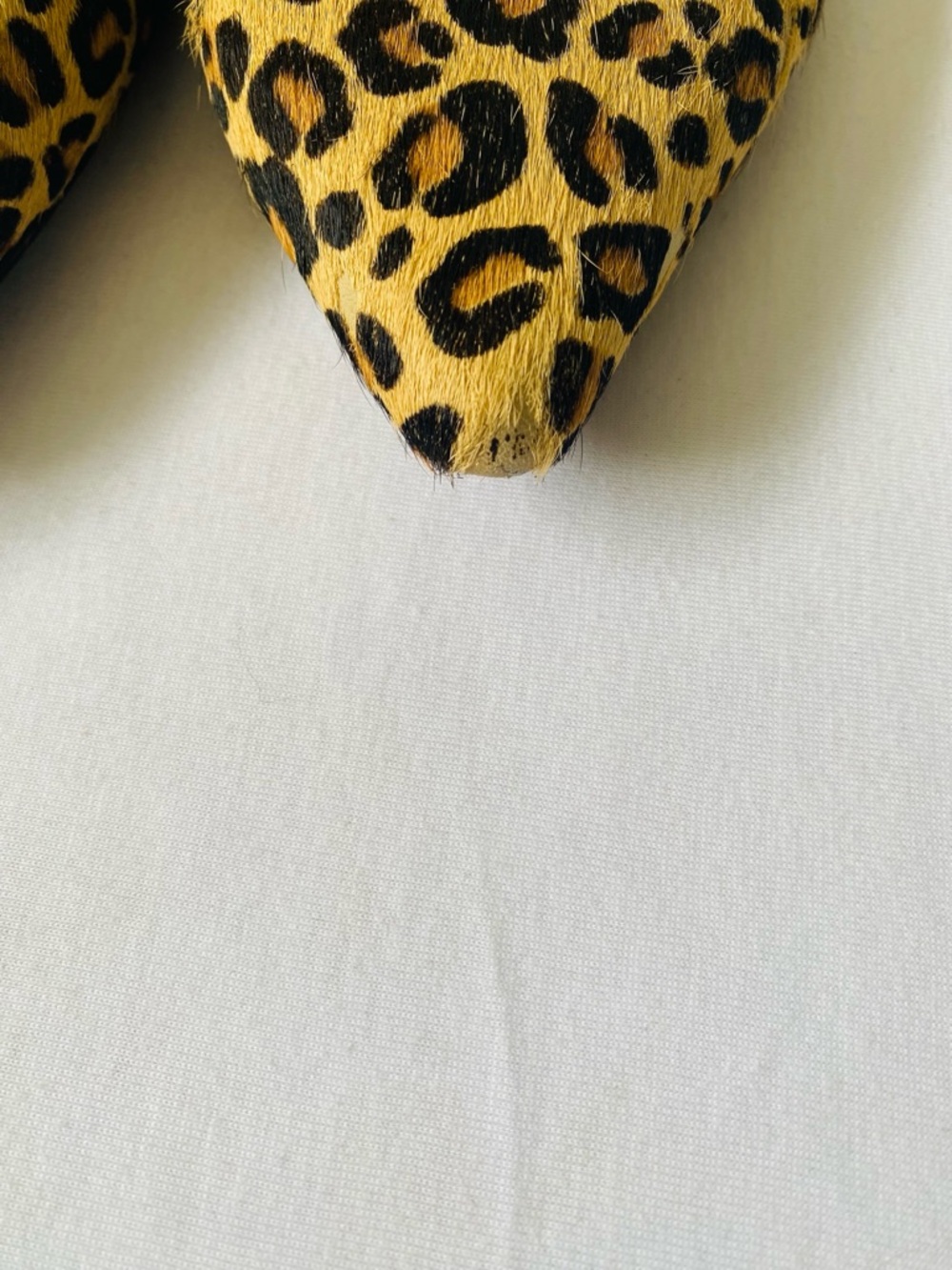 Sam Edelman Leopard-Print Pointed Toe Flats - Tan & Black Size 9.5 - Picture 5 of 12